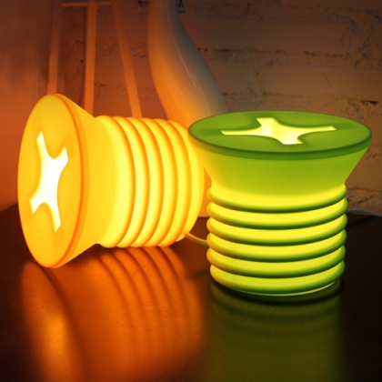 Lamps with bulb, screw shape can be asse...