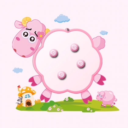 Drawing board with DIY kids wall stickers, waterproof and damp-proof