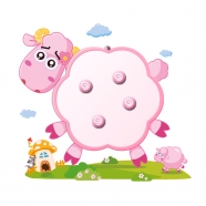 Drawing board with DIY kids wall sticker...