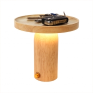 Cordless Table Lamps Rechargeable with decorative tray design, 2000mAh Battery Operated Rechargeable Wireless Light, Bed