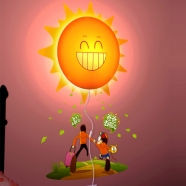 ���գ�ǽ���ڵƣ�-���ճ�